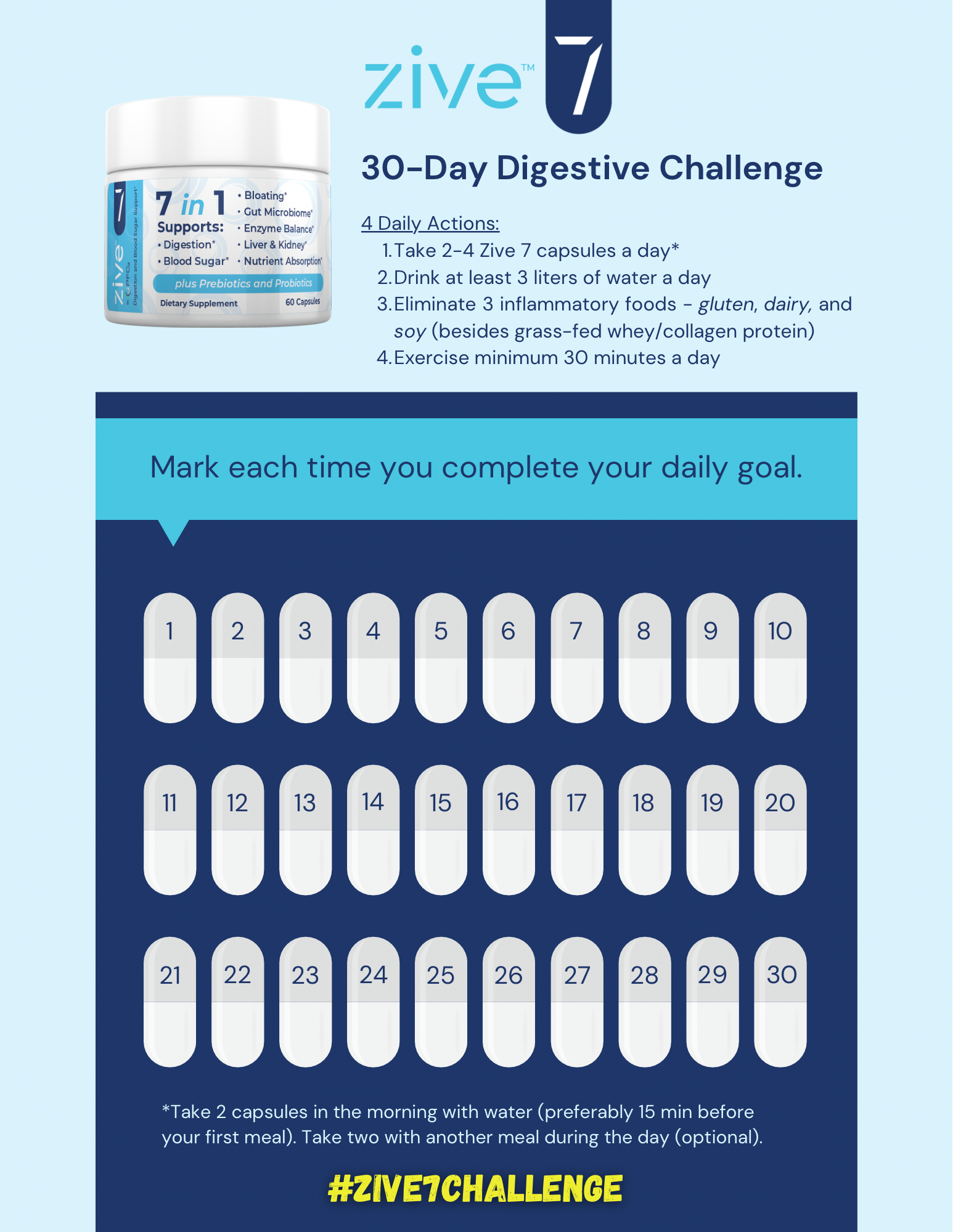 The Zive 7 30 Day Challenge ShopZive